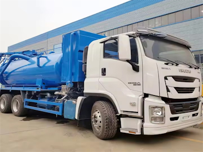Isuzu 6x4 15 Куб. М. Вакуумный Резервуар Для Дизельного Топлива,Пылесос Для Сточных Вод С Механической Коробкой Передач